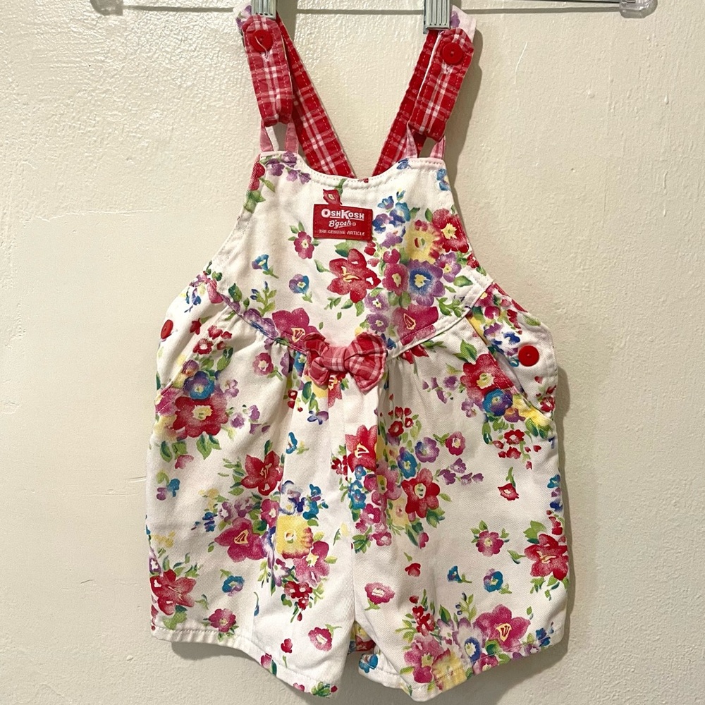 Vintage Floral Oshkosh Vestback